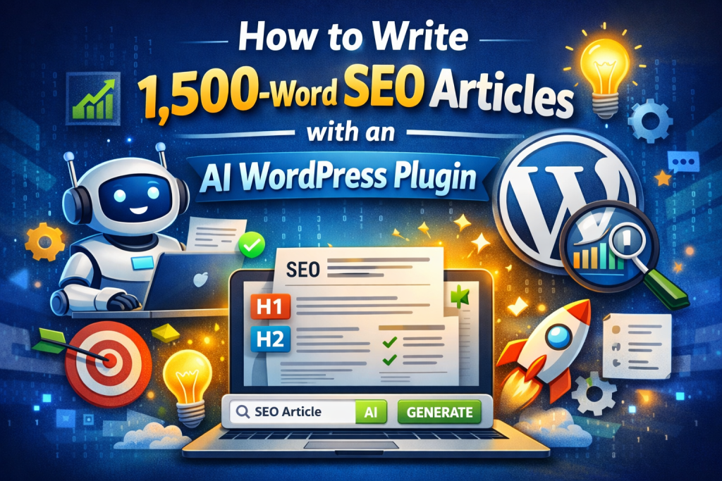 How to Write 1,500-Word SEO Articles with an AI WordPress Plugin