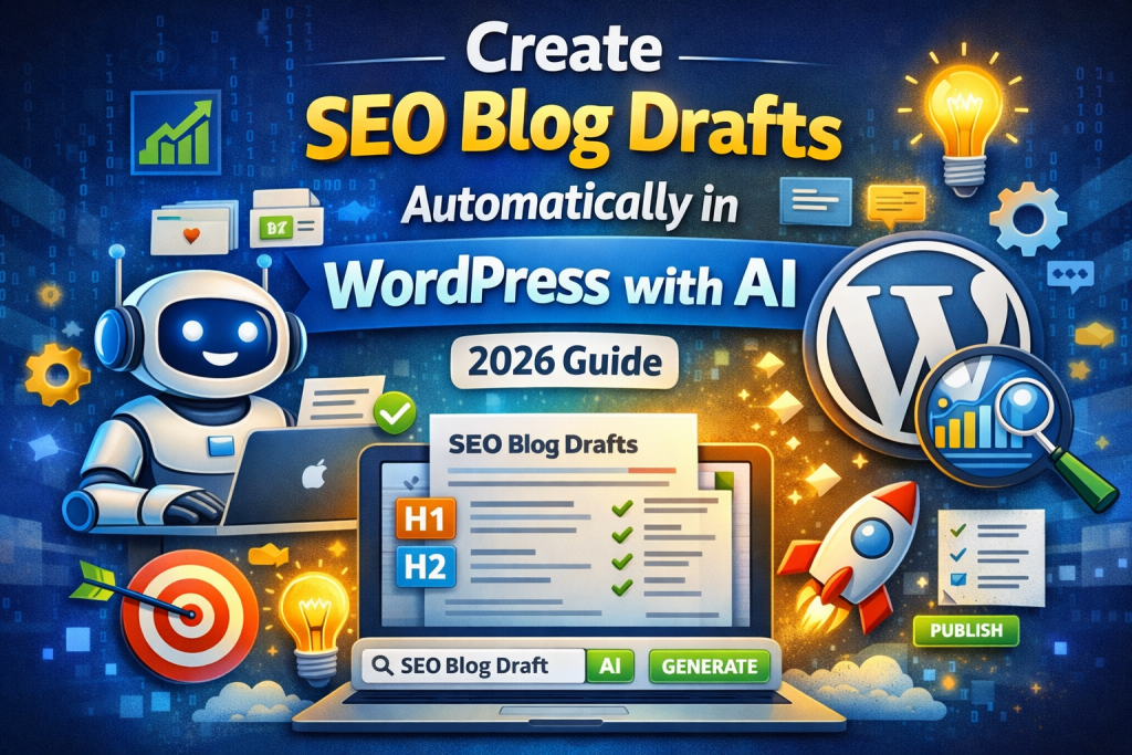 How to Create SEO Blog Drafts Automatically in WordPress