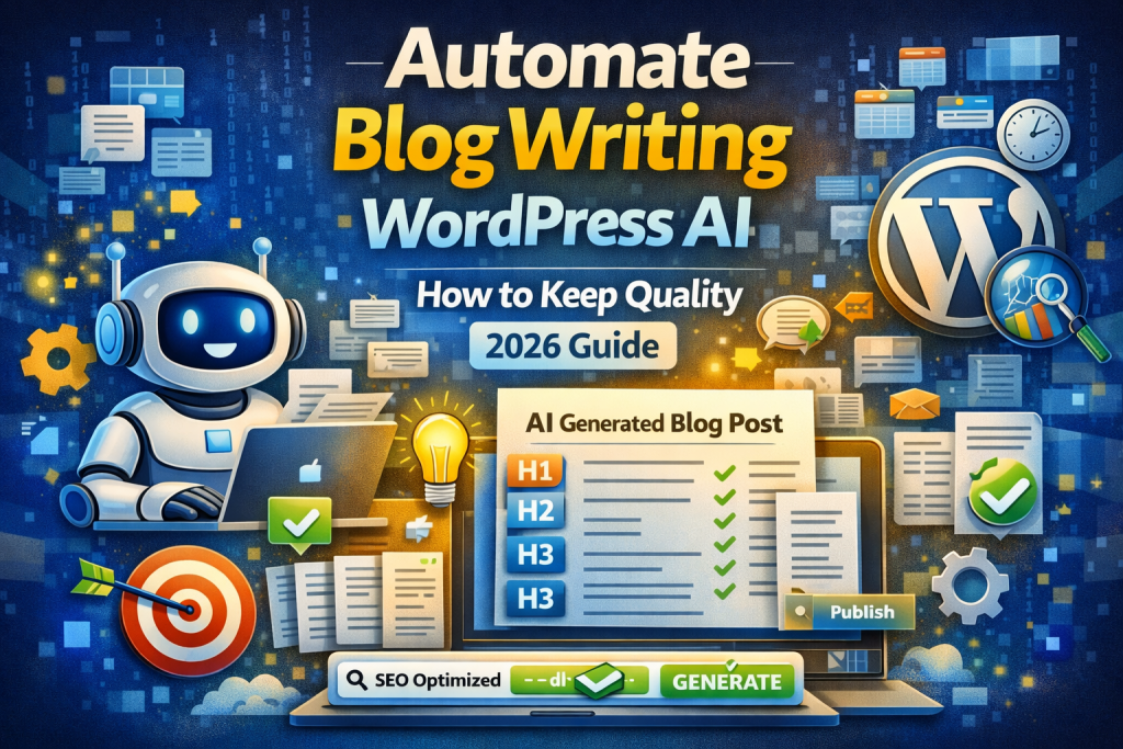 How to Automate Blog Writing in WordPress Without Losing Quality