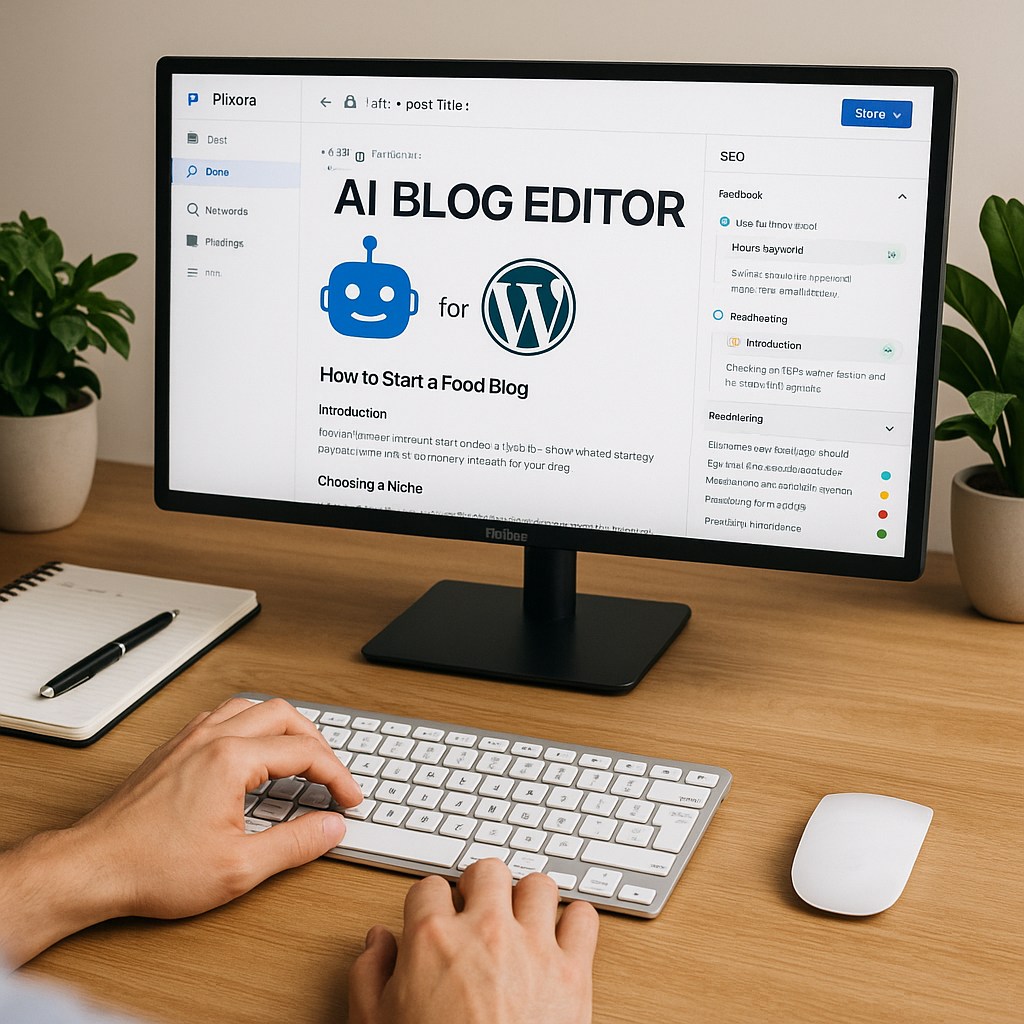 AI Blog Editor for WordPress – Plixora Blog Editor Full Demo (SEO Writing & Optimization) section image